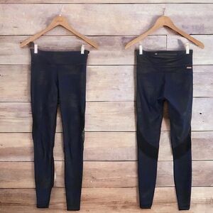 🤑 10/$100 Alala navy blue black stretch spandex athletic yoga leggings S